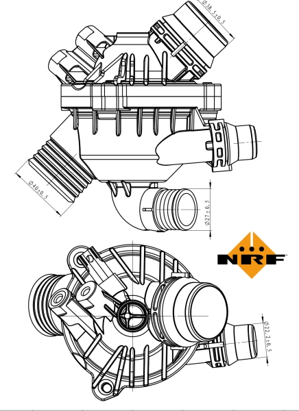 NRF Thermostaat 725004