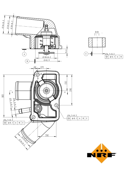 NRF Thermostaat 725010