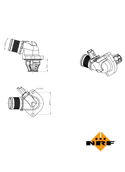 NRF Thermostaat 725015