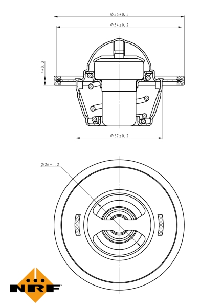 NRF Thermostaat 725016