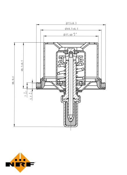 NRF Thermostaat 725029