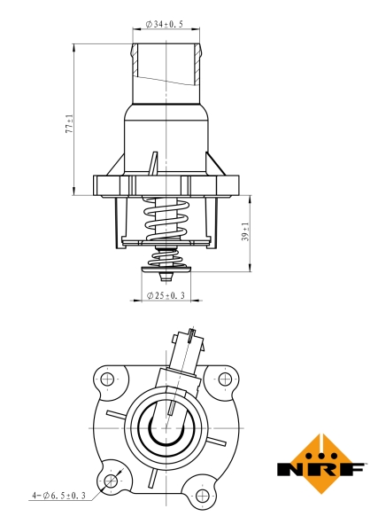 NRF Thermostaat 725030