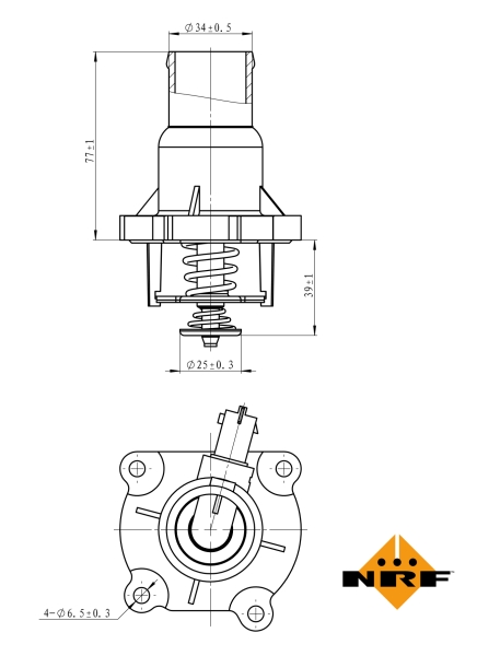 NRF Thermostaat 725033