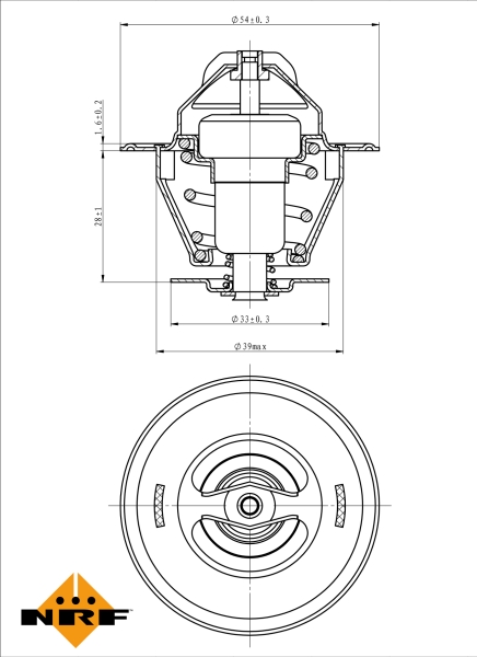 NRF Thermostaat 725036