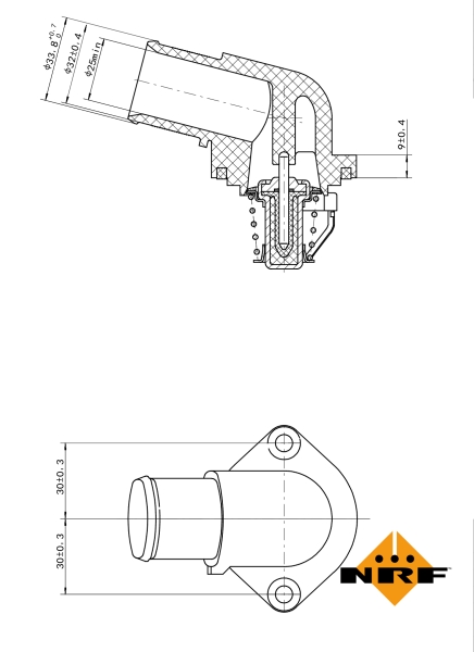 NRF Thermostaat 725037