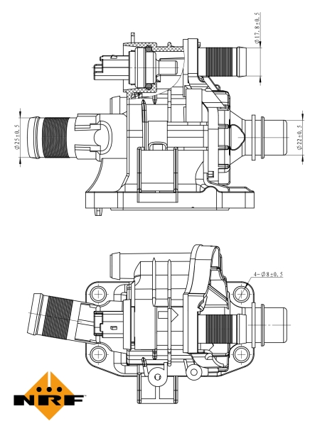 NRF Thermostaat 725039