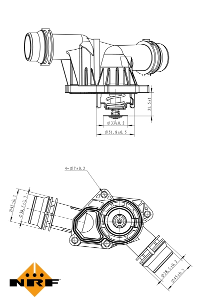 NRF Thermostaat 725044