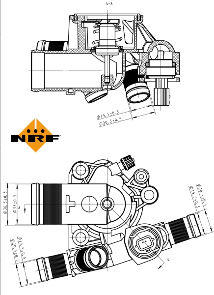 NRF Thermostaat 725045