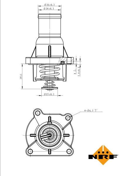 NRF Thermostaat 725046