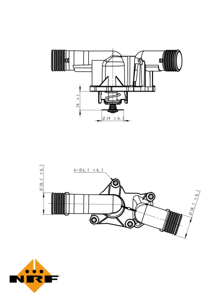 NRF Thermostaat 725050