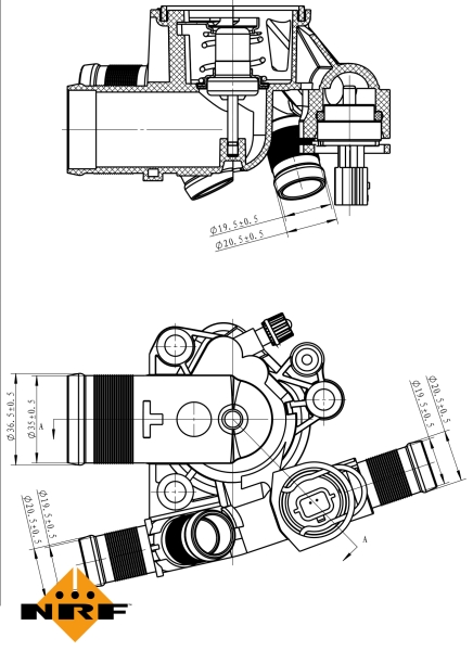 NRF Thermostaat 725051