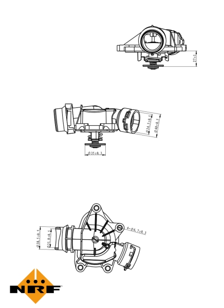 NRF Thermostaat 725052