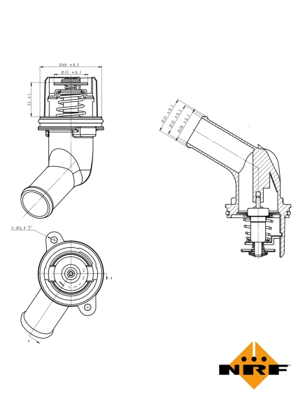 NRF Thermostaat 725055