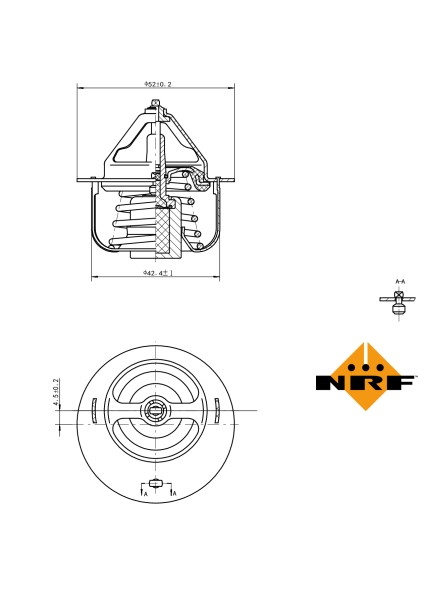 NRF Thermostaat 725057