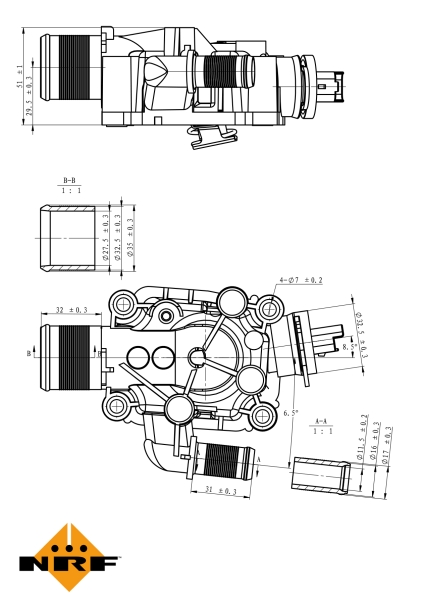 NRF Thermostaat 725081