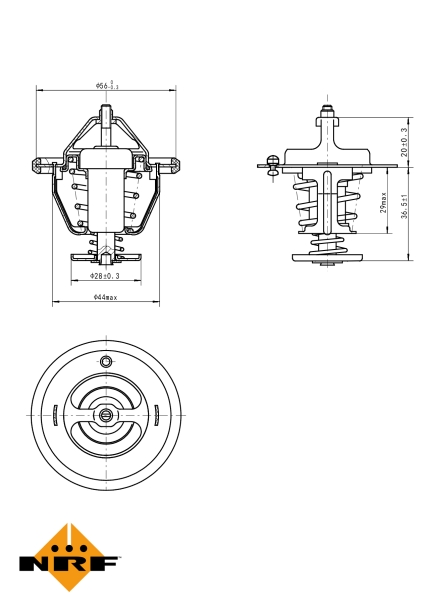 NRF Thermostaat 725087