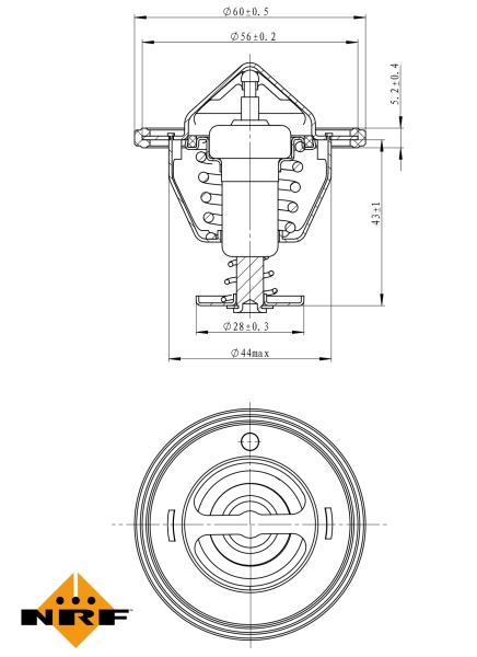 NRF Thermostaat 725088