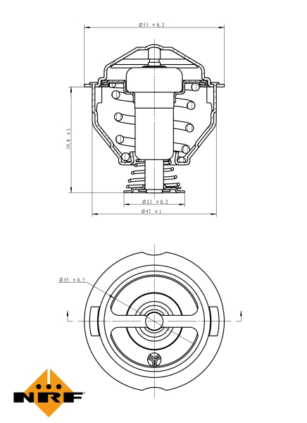 NRF Thermostaat 725090