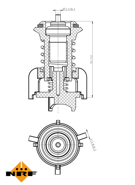 NRF Thermostaat 725095