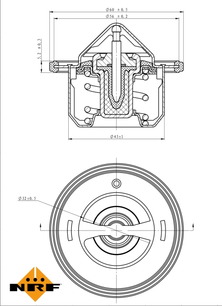 NRF Thermostaat 725097