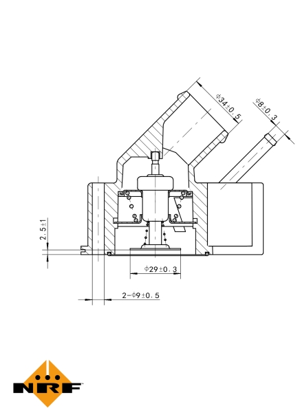 NRF Thermostaat 725102