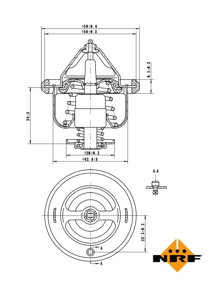 NRF Thermostaat 725108