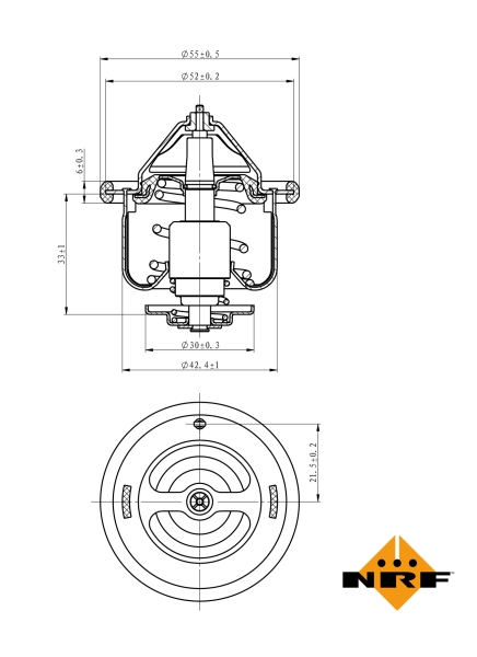 NRF Thermostaat 725110