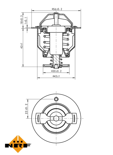 NRF Thermostaat 725119