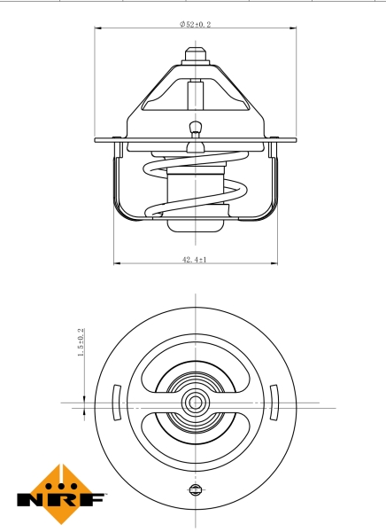 NRF Thermostaat 725120