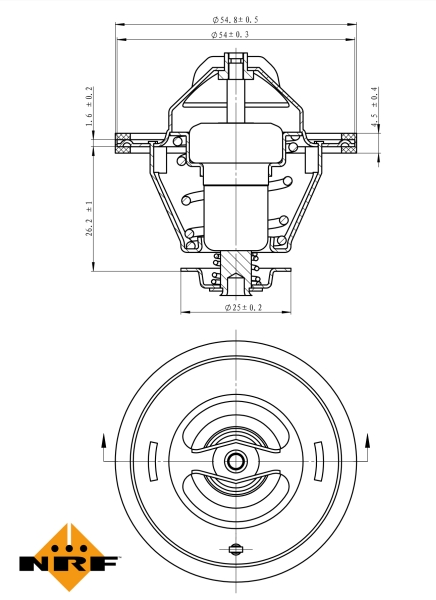 NRF Thermostaat 725124