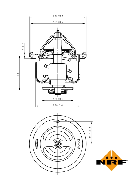 NRF Thermostaat 725134