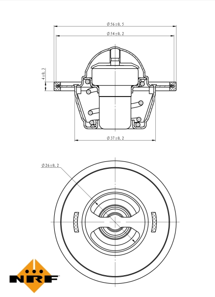 NRF Thermostaat 725135