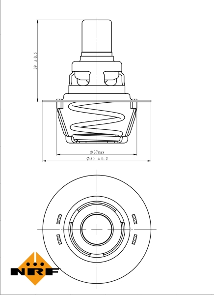 NRF Thermostaat 725141