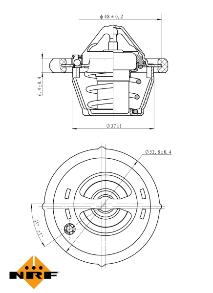 NRF Thermostaat 725159