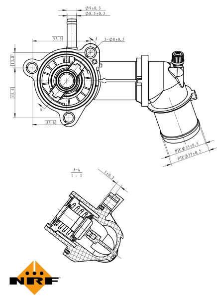 NRF Thermostaat 725164