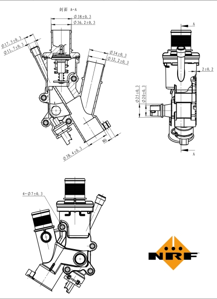 NRF Thermostaat 725165