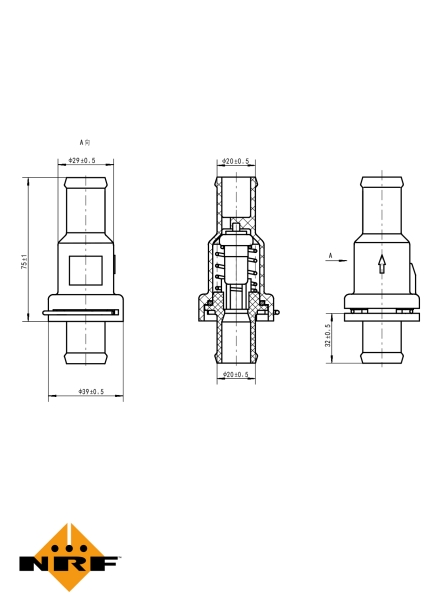 NRF Thermostaat 725175