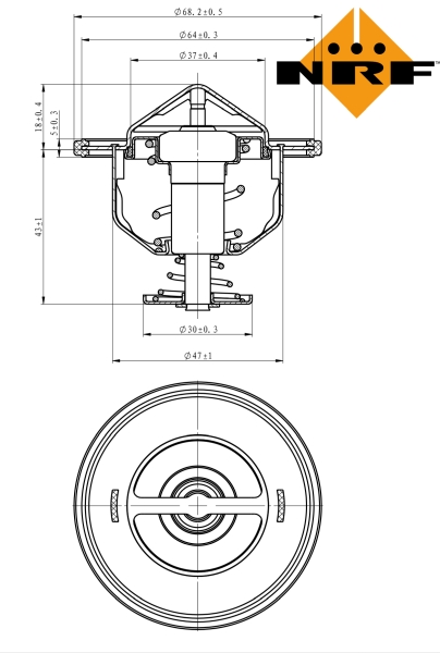 NRF Thermostaat 725176