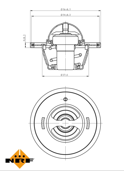 NRF Thermostaat 725183