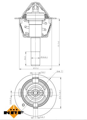 NRF Thermostaat 725189