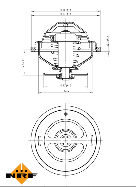 NRF Thermostaat 725194