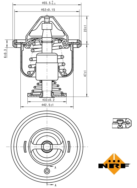 NRF Thermostaat 725199