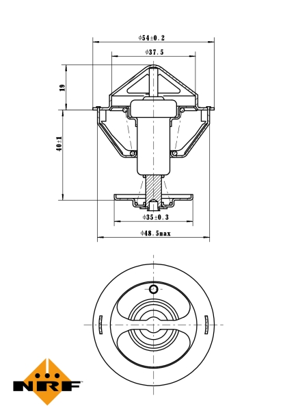 NRF Thermostaat 725200