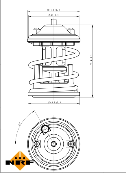 NRF Thermostaat 725219