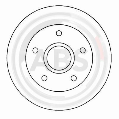 Remschijven ABS 16027