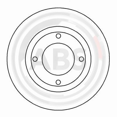 Remschijven ABS 16133