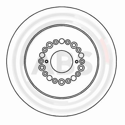 Remschijven ABS 16159