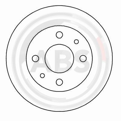Remschijven ABS 16595