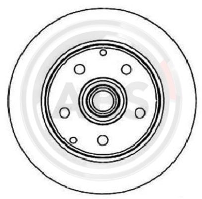 Remschijven ABS 16810