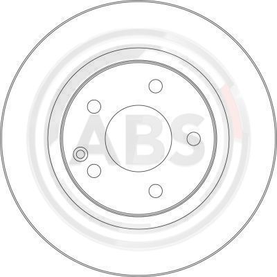 Remschijven ABS 17365